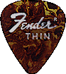 Fender plectrum